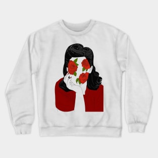 Rose Girl Crewneck Sweatshirt